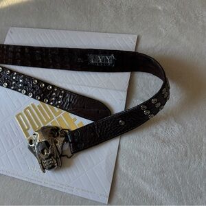 I.V.Y Rare Vintage Skull Belt